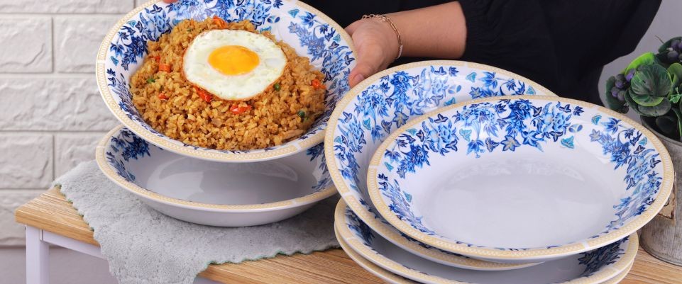 Mempercantik Penyajian Nasi Goreng Dengan Piring Vicenza